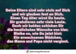 L Geburtstagswunsche Fur Die Tochter Von Den Eltern 2021 Neu