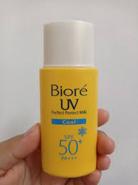 Biore uv perfect milk is a japanese sunscreen milk for the outdoors. Sunscreen Biore Uv Perfect Protect Milk Health Beauty Skin Bath Body On Carousell