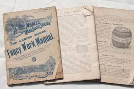 Mrs style book ( 11 статьи ). Antique 1800s Vintage Needlework Books Embroidery Patterns Tatting Crochet Knitting Pattern
