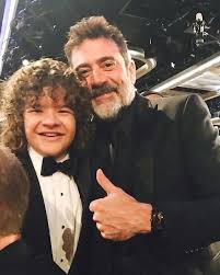 The Walking Dead On Instagram Jeffrey Dean Morgan And Gaten Matarazzo Turn On Post Notific Stranger Things Kids Amc Walking Dead The Walking Dead