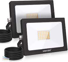 Mekeke - Foco LED para exteriores (30 W, 2 unidades), color blanco cálido :  Amazon.es: Otros Productos