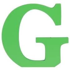 Jump to navigation jump to search. Amazon Com Contemporary Large 6inch Wooden Letters Free Standing A To Z Alphabet Letters Name Door Words Wall Craft Sign Green Letter G Home Kitchen