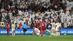 We did not find results for: Furious Uae Fans Hurl Shoes At Qatar Players During Asian Cup Grudge Match Video Rt Sport News
