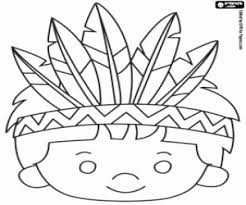 ¿qué significa el emoji de la cara congelada? Jet Con Las Plumas De Un Jefe Indio Para Colorear Pintar E Imprimir