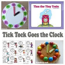 Finding easy science activities for preschoolers can be difficult. Tina The Tiny Train And Clock Activities And Craft Kidssoup
