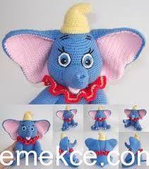 Organik Saglikli Orgu Amigurumi Oyuncak Fil Dumbo Orgu Tarifi Yazimizda Siz Orgu Severleri Bekliyor Sizlerde Tarifimiz Sayesinde Krose Amigurumi Tig Desenleri