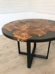 Dining Burl Poplar Table Burl Poplar Table With Epoxy Epoxy Table Wood Table Round Table Mapa Burl Furniture Art Epoxy Art In 2020 Big Dining Table Table Wood Table