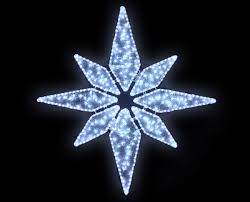 Snowman with let it snow: Large Outdoor Christmas Star With White Lights Yandecor