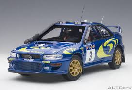 Toyota motor corporation president akio toyoda hopes the world rally championship's expected return to japan in 2019 can entice mitsubishi and subaru back to the series. Subaru Impreza Wrc Rally Of Safari 1997 C Mcrae N Grist 3 Autoart