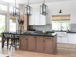 If you're painting wood cabinets, our advance primer (790) has great adhesion that provides the proper foundation for any advance finish. Kitchen Trend Wood Stained And Painted Cabinets Home Bunch Interior Design Ideas