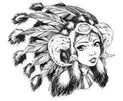 Indian Chief By Karafactory On Deviantart Native American Drawing Indian Drawing Color Drawing Art