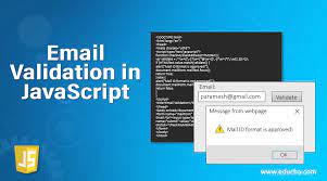 The isvalidemail method merely determines whether the email format is valid for an email converts a data object to a string that is in the javascript object notation (json) format. Email Validation In Javascript How Email Validation Works In Javascript