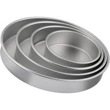 Wilton Performance Pans Tierd Cake Aluminum Pan Set Round 4 Piece Walmart Com In 2020 Cake Pan Set Wilton Cake Pans Pan Set