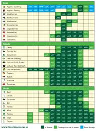 fruits vegetables in season in ireland calendar bord bia