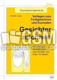 Gesichter Zeichnen Frohliche Gesichter Gesichter Bildende Kunst Material Klasse 2 Grundschulmaterial De