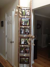 Pin By Jen Harper On Wedding Planning Rustic Farmhouse Living Room Farm House Living Room Old Ladder Decor