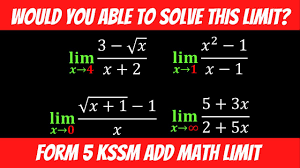 Form 4 topicstopic 1 : Form 5 Add Maths Chapter 2 Differentiation Introduction To Limit Part 2 Of 2 Youtube