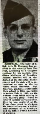 Arlo Roscoe Emerson (1918-1945)