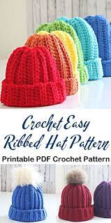 Make A Cozy Beginner Hat Crochet Hats Winter Hat Crochet Pattern Easy Crochet Hat