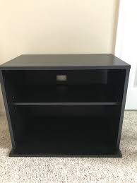 Small Black Tv Stand A Good Find Your Local Marketplace Black Tv Stand Tv Stand Used Furniture For Sale