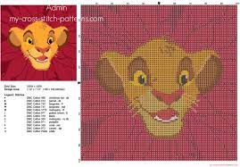 Jul 24, 2019 · learn how to cross stitch with our beginners guide. Simba Face From Disney The Lion King Free Cross Stitch Pattern 100 X 100 Stitches Free Cross Stitch Patterns Simple Unique Alphabets Baby