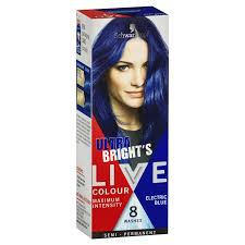 Buy Schwarzkopf Live Colour Ultra Brights Electric Blue Online At Chemist Warehouse
