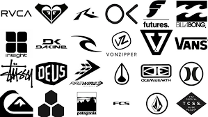 Black And White Brand Wave Logo A List Of The Best Surf Brands Including Their Logos Links To Their Websites And Social Media We Ve Also Included A Vide Surf Logo Surf Stickers Surf Brands
