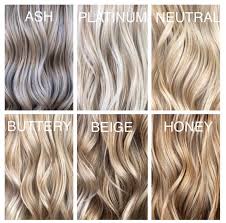 The main colors are usually blonde, brunette, red and black. Bronde Platinum Ash Honey Gallery Of The Most Beautiful Shiny Balayage Blonde Hair Shades Balayage Hair Blonde Hair Color Chart