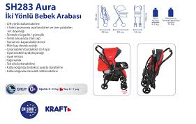 Kraft Sh283 Bej Kraft Sh283 Aura Cift Yonlu Bebek Arabasi Bej Bebek Arabasi Cift Bebek