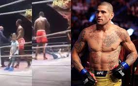I told them before not to let him in the ring" - Alex Pereira shares  hilarious clip of his son mimicking Israel Adesanya getting knocked out in  their kickboxing rematch