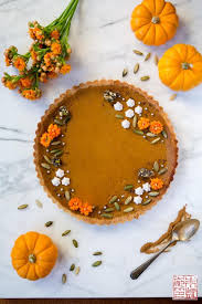 Autumn Pumpkin Tart Pumpkin Tarts Tart Dessert Winter Dessert Recipes