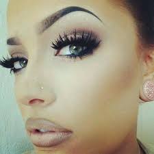 Her Makeup Looks A Little Plastic But I Love The Nose Ring It S Big Enough To Still Be Noticed But Small Enough T Flawless Makeup Nose Piercing Pretty Makeup