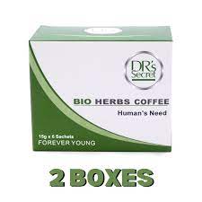 DRs Secret Bio Herbs Coffee Forever Young 2 boîtes LIVRAISON GRATUITE |  eBay