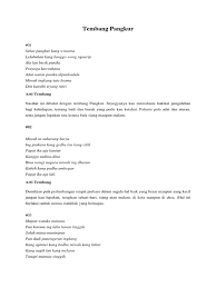 Guru gatra tembang pangkur ana. Watak Tembang Pangkur Masnurul