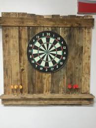 Scrap Pallet Wood Dartboard Holder With Shelf For Darts Wood Pallets Woodworking Learn Woodworking