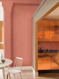 Einzigartige Kombination Wandfarbe Kupferorange Und Die Kuche Im Gleichnamigen Metall Dulux Cf15 Colourfutu Kupfer Einrichtung Farbtrends Innenraumfarben