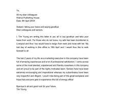Review sample farewell letters, email message, and subject lines for letting your colleagues know that you're moving on. 11 Best Farewell Letter Samples For Boss Client Colleagues Etc