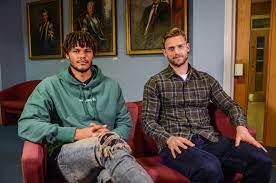 Join the discussion or compare with others! Afc Bournemouth S Simon Francis And Tyrone Mings Visit Bu Bournemouth University