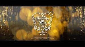 Wedding Titles Kit 100 Titles After Effects Template See It In Action Https Videoh Wedding Titles Free Wedding Templates Wedding Invitation Templates