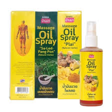 Tinh dầu mát xa thảo dược BANNA Massage Oil Spray Plai Natural Herbs