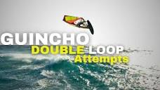 Windsurf GUINCHO Drone footage- 1st double loop attempts Bernardo ...