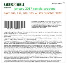 We have 1 barnes & noble coupons today, good for discounts at barnesandnoble.com. Barnes Noble Coupons Promo Codes And Deals