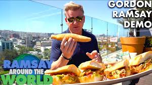 Erst mal ordenlich rasiert den herrn ramsay. Gordon Ramsay Amp Gino Dacampo Shows How To Make A Chorizo Torta In Mexico Ramsay Around The World Cooking Shows