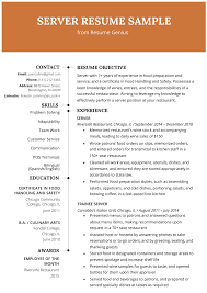 By now, you're probably aware of how important a great cv is when trying to land a job and wondering how to write a cv. Server Resume Example Writing Tips Resume Genius