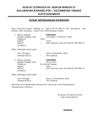 Contoh surat kematian dari desa. Doc Surat Keterangan Kematian Mola Hidratinum Academia Edu