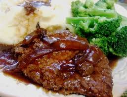 Mom would always use round steak to make her cubed steak, however your grocery store may have cubed steak all ready to be seasoned, floured and cooked. Slow Cooker Cubed Steak Onion Gravy Recipe Plan B Chronicles