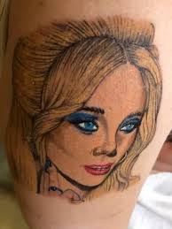 Adoring North Dakota Fan Ink's Country Stars Face On His Arm