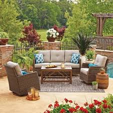 Member S Mark Agio Fremont Seating Set Dove Sam S Club Backyard Furniture Outdoor Seating Set Outdoor Furnishings