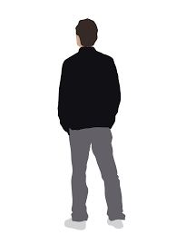 People Flat Illustration On Behance People Illustration Silhouette People Render People