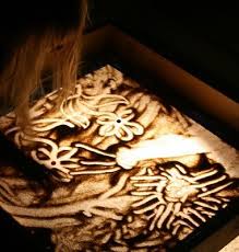 Filth Wizardry Diy Sand Art Lightbox Sand Art Sand Drawing Lightbox Art